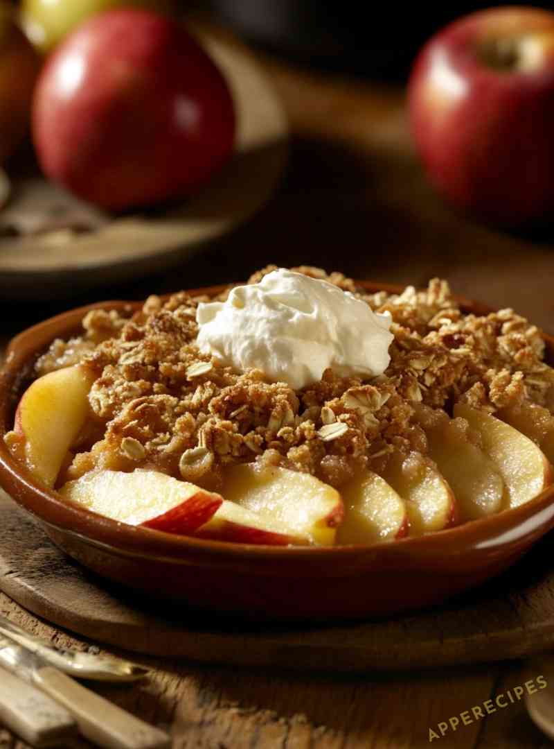 Apple Crisp for a Cozy Night