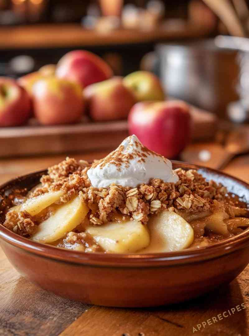 Apple Crisp for a Cozy Night