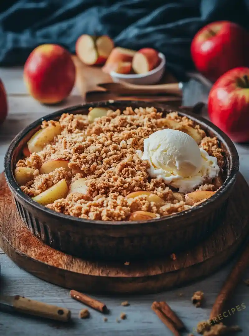 Apple Crisp with a Coconut Crumble