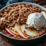 Apple Crisp with a Honey-Sweetened Crust