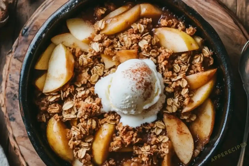 Apple Crisp with a Nut-Free Topping