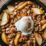 Apple Crisp with a Nut-Free Topping