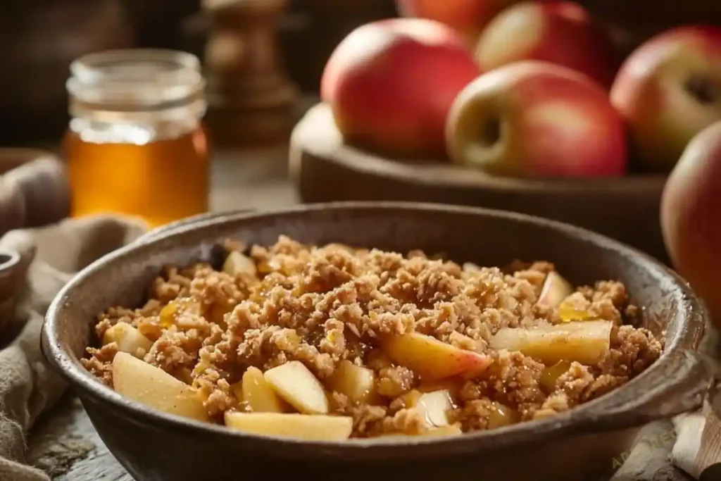 Apple Crisp with a Touch of Honey