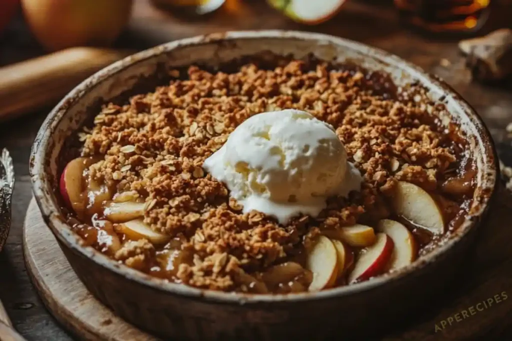 Bourbon Apple Crisp A Grown-Up Treat