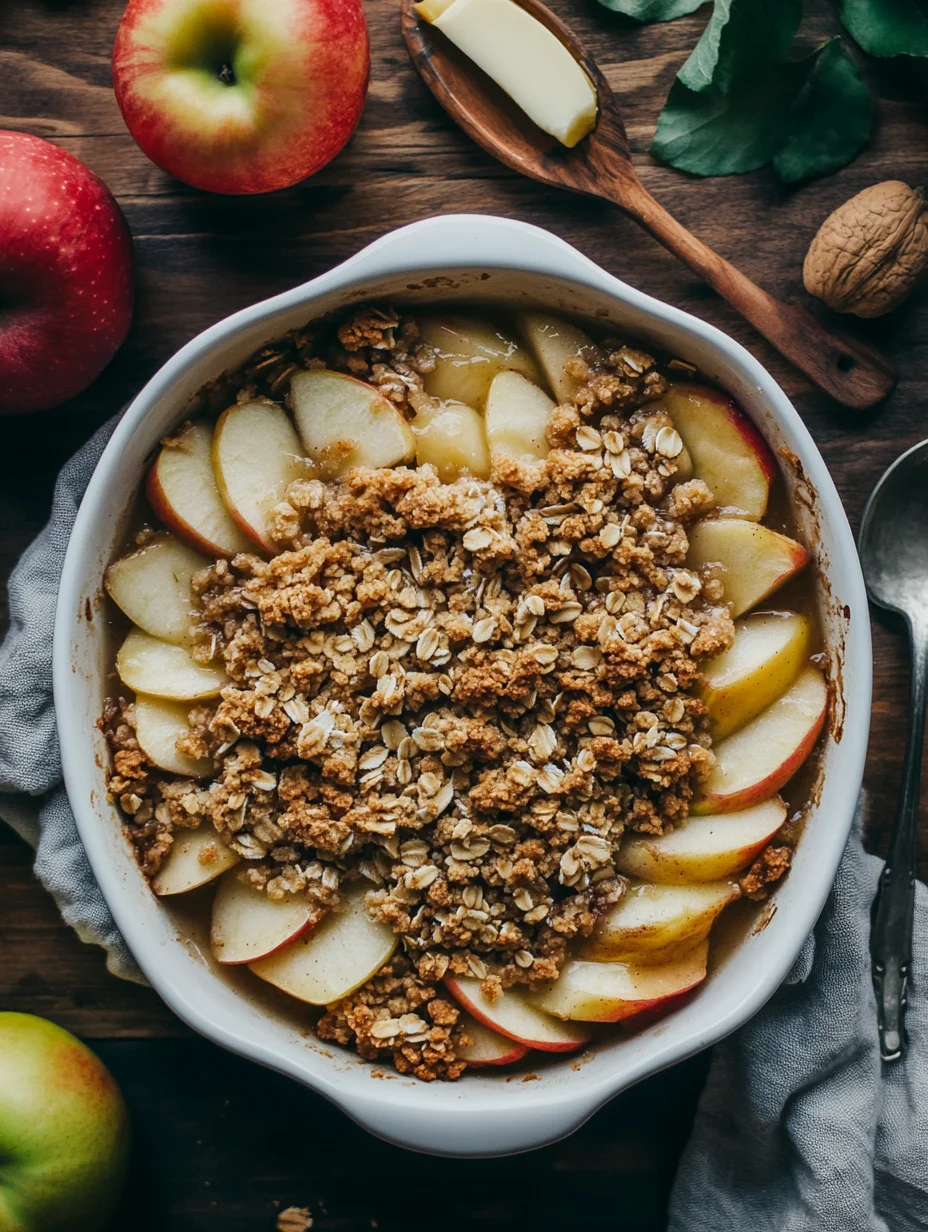 Cozy Autumn Apple Crisp