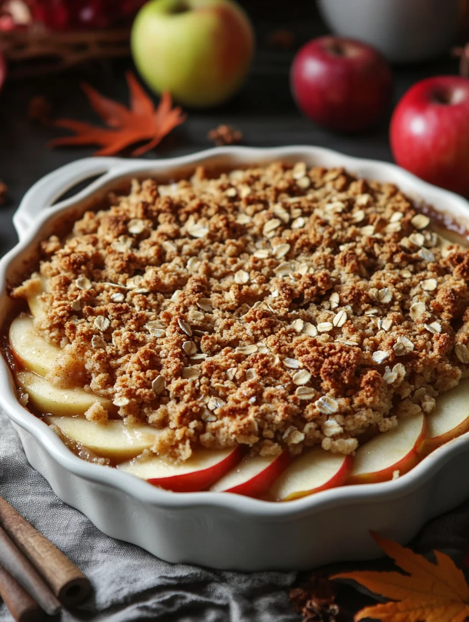 Cozy Autumn Apple Crisp