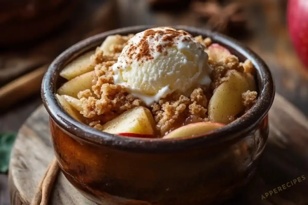 Light & Fluffy Apple Crisp Perfect for Weight Watchers