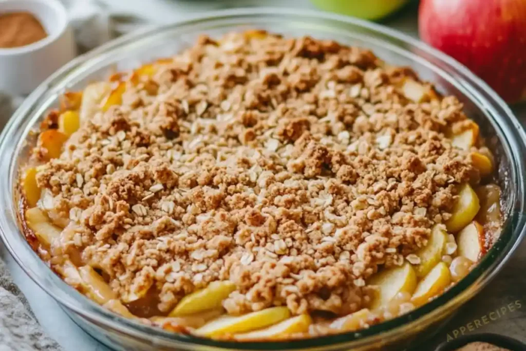 Low-Sugar Apple Crisp with Stevia