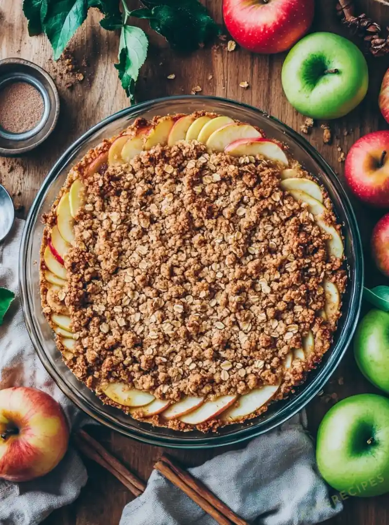 Low-Sugar Apple Crisp with Stevia