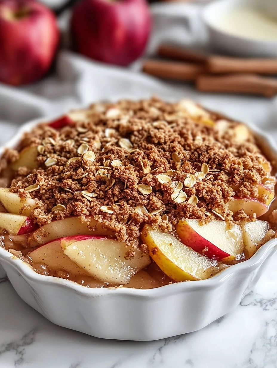 Cozy Autumn Apple Crispy