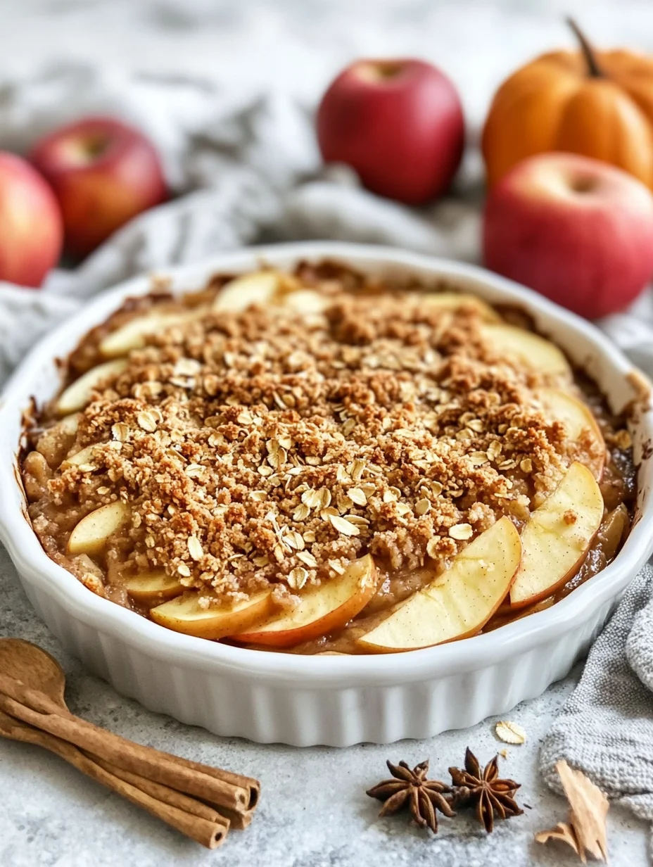 Cozy Autumn Apple Crispy